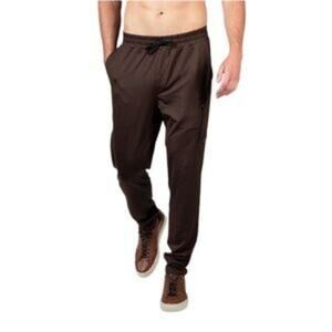 NEW Natori RUMI Lightweight Active Jersey Jogger Pants Dk Brown Size XL